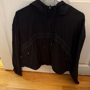 Women's Black Hooded Jacket